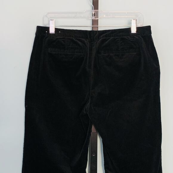 LOFT Marisa Black Corduroy Trousers Size 6 - Picture 8 of 9